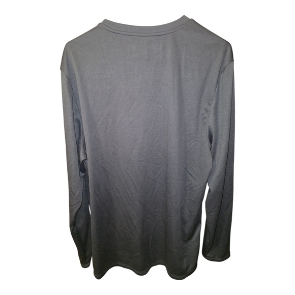 Wrangler Men's Dark Gray Long Sleeve Tee - Picture 3 of 4
